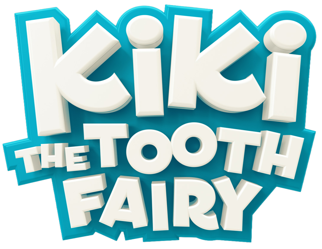 Logo for Kiki the Tooth Fairy, the magical character who creates personalized video messages for kids.